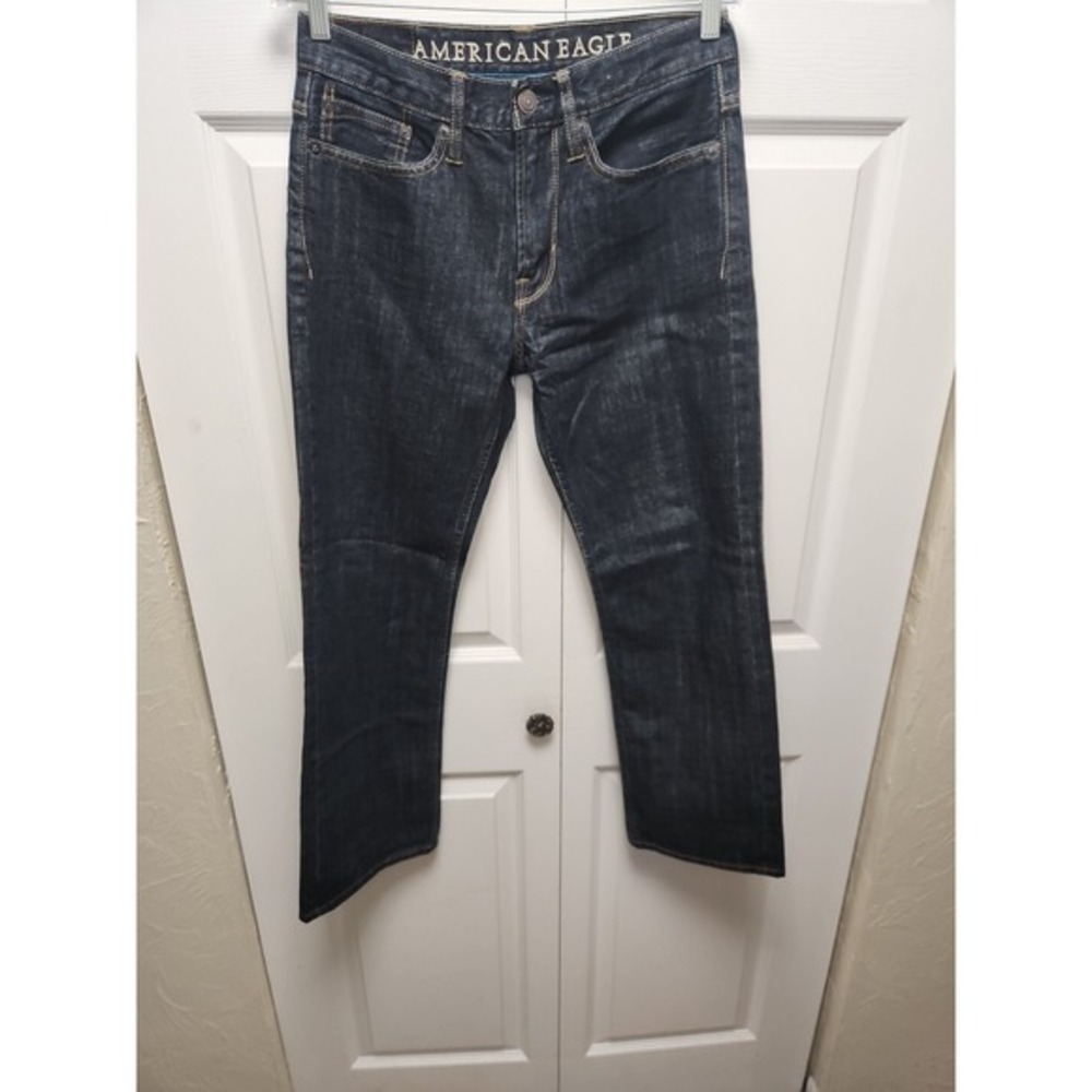 American Eagle Outfitters Slim RELAXED Jean‎ Women's Size 28X28  Indigo Mid Rise